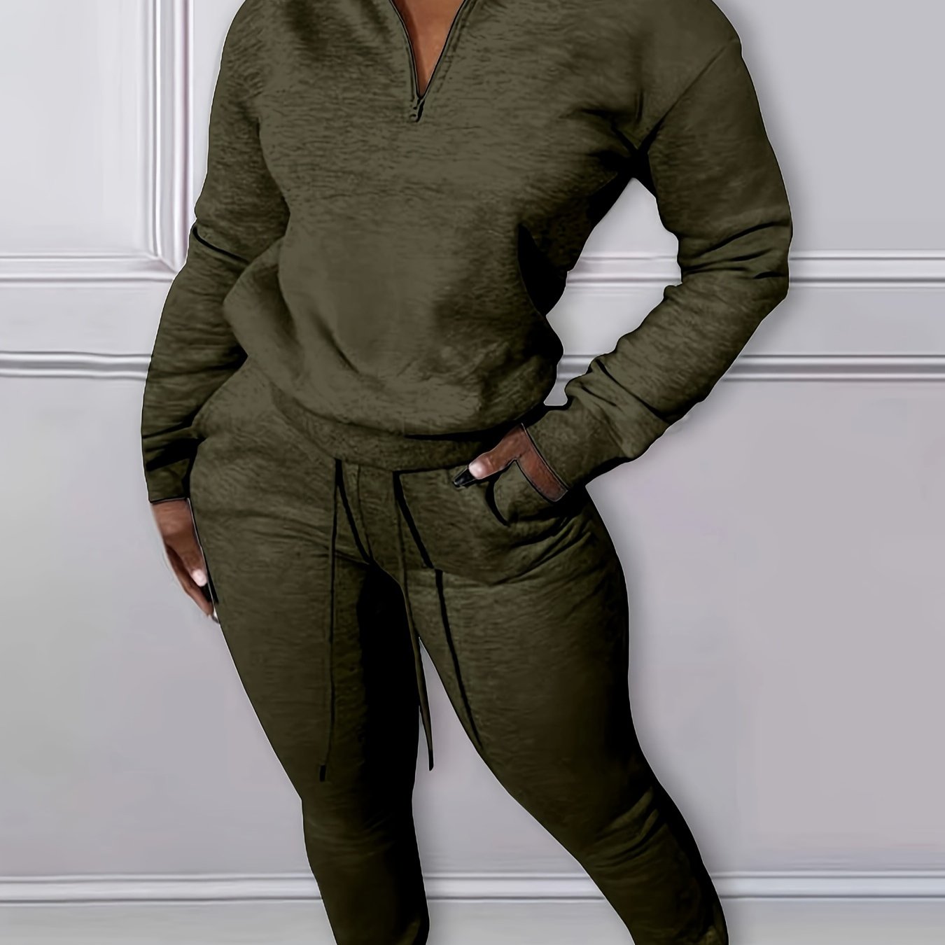 2 Piece Outfits For Women Casual Pullover Sweatsuits Tracksuits Joggers Pants Sets - Soft & Comfortable Fabric - Perfect for Loungewear, Sports & Casual Wear - Ideal Gift for Women