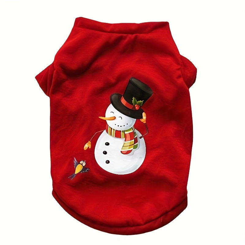 1pc Pet Xmas Warm Cotton Clothing Dog CHRISTMAS Halloween Clothes For Small Medium Dogs Vest Shirt