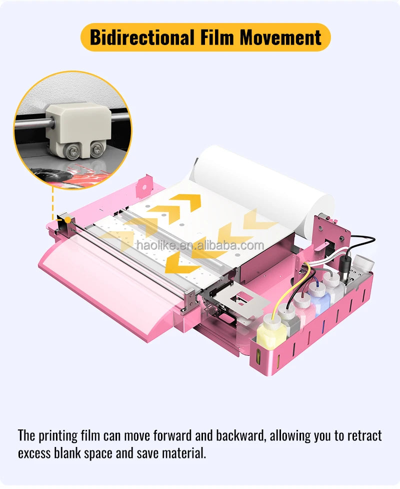 Desktop A3 DTF Printer13'' with XP600 Head Pet Film Heat Transfer Machine for T-Shirt Dress Women's Clothes Design USA Warehouse