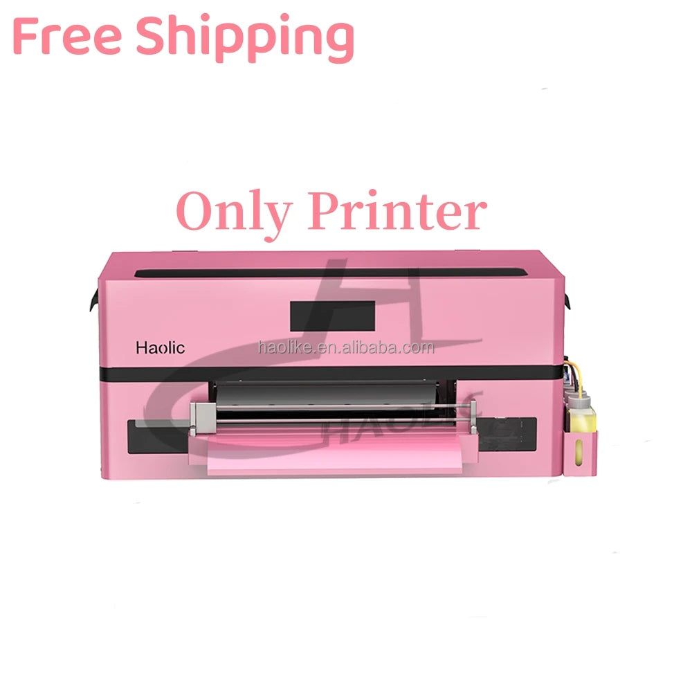 Desktop A3 DTF Printer13'' with XP600 Head Pet Film Heat Transfer Machine for T-Shirt Dress Women's Clothes Design USA Warehouse