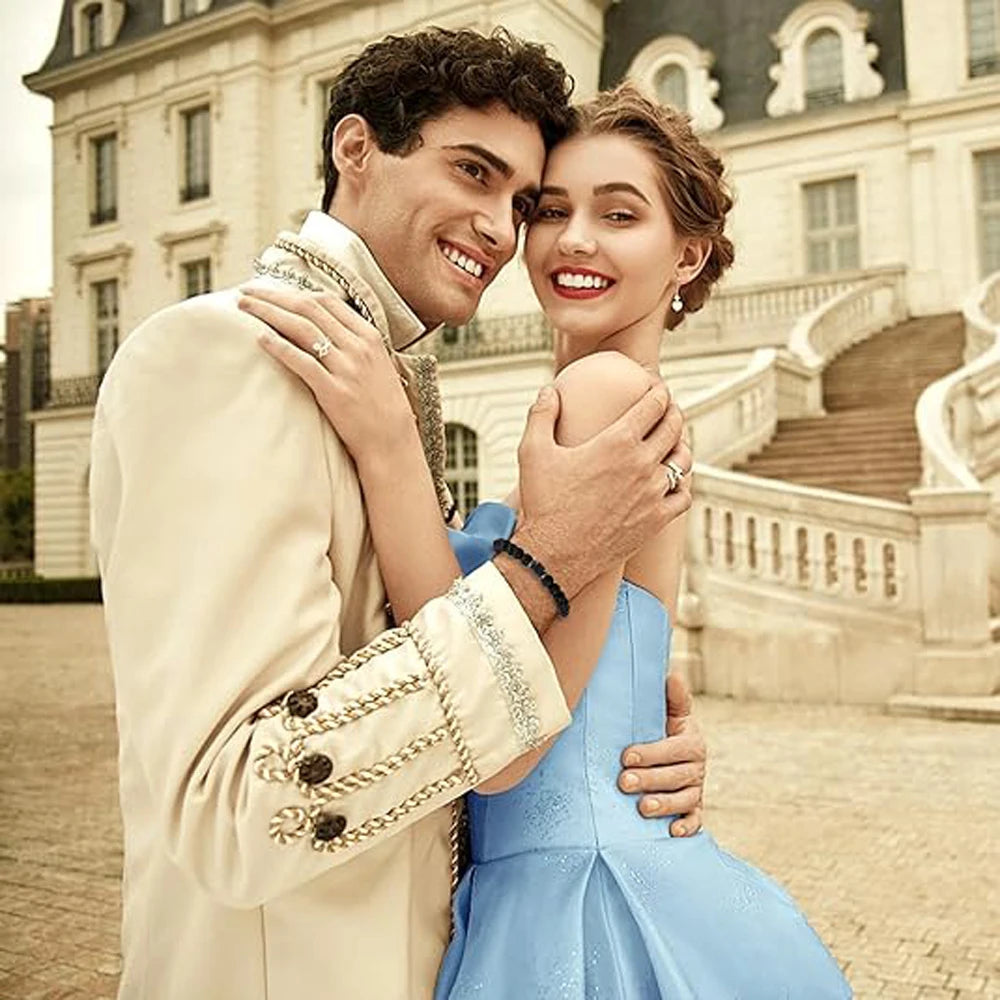 Men Bracelet Gifts Natural Stone Bead Bracelet for Boyfriend Husband DAD Birthday Fathers Day Easter Thanksgiving Appreciation