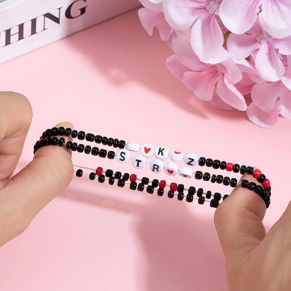 Bracelets Set -Inspired Friendship Bracelets, Perfect S-K-Z-Stray Merch Gifts for Fans' Birthdays Concert Outfits