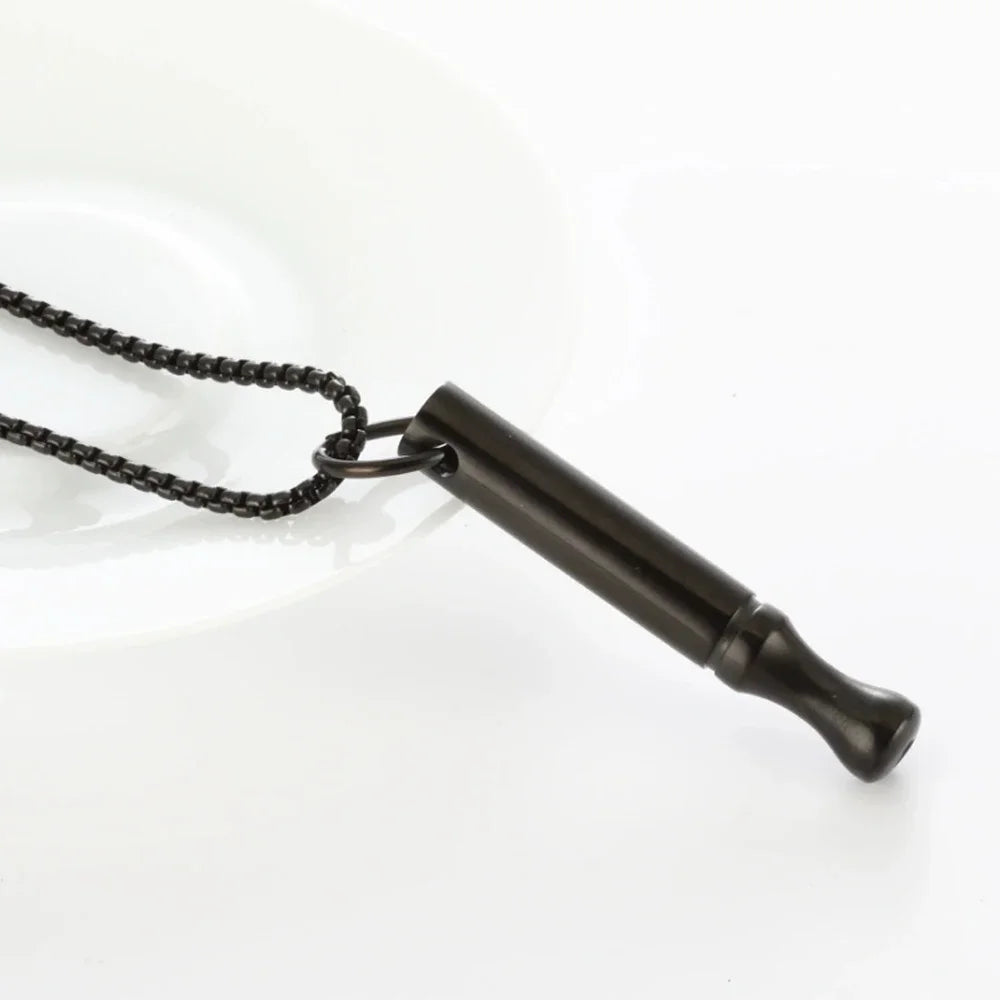 1 or 2 pcs Breathing Necklaces for Anxiety Relief Breathlink Quit Smoking Vaping Necklace Stop Smoking Aids Fidget Necklaces