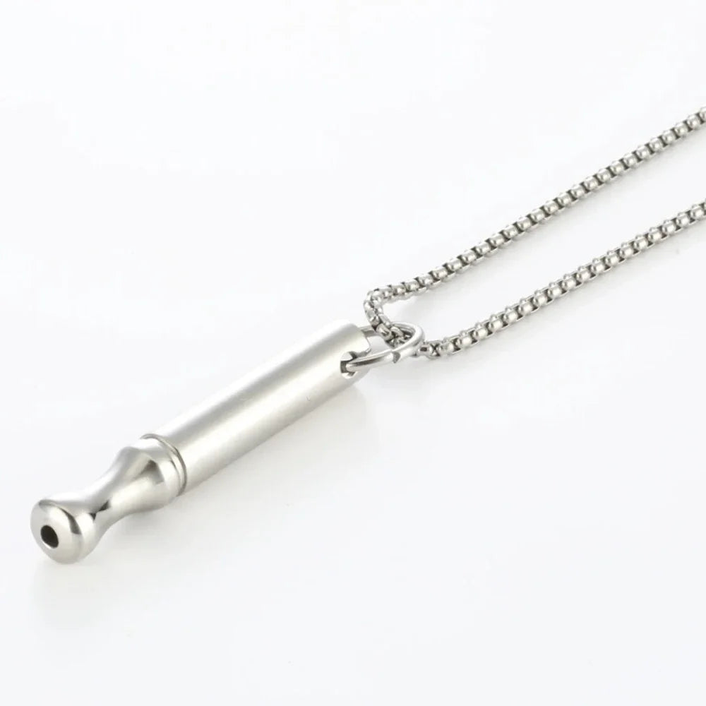 1 or 2 pcs Breathing Necklaces for Anxiety Relief Breathlink Quit Smoking Vaping Necklace Stop Smoking Aids Fidget Necklaces