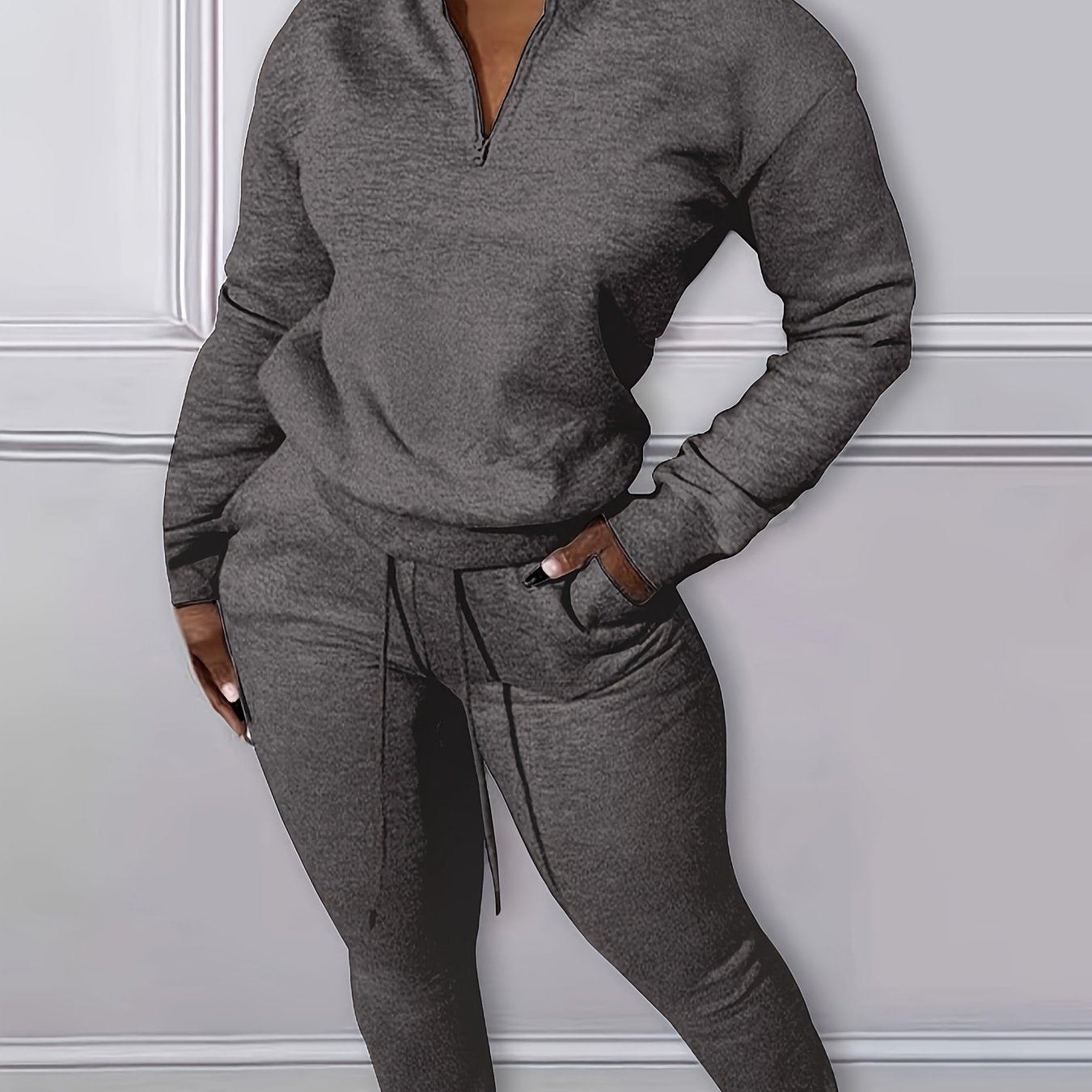 2 Piece Outfits For Women Casual Pullover Sweatsuits Tracksuits Joggers Pants Sets - Soft & Comfortable Fabric - Perfect for Loungewear, Sports & Casual Wear - Ideal Gift for Women