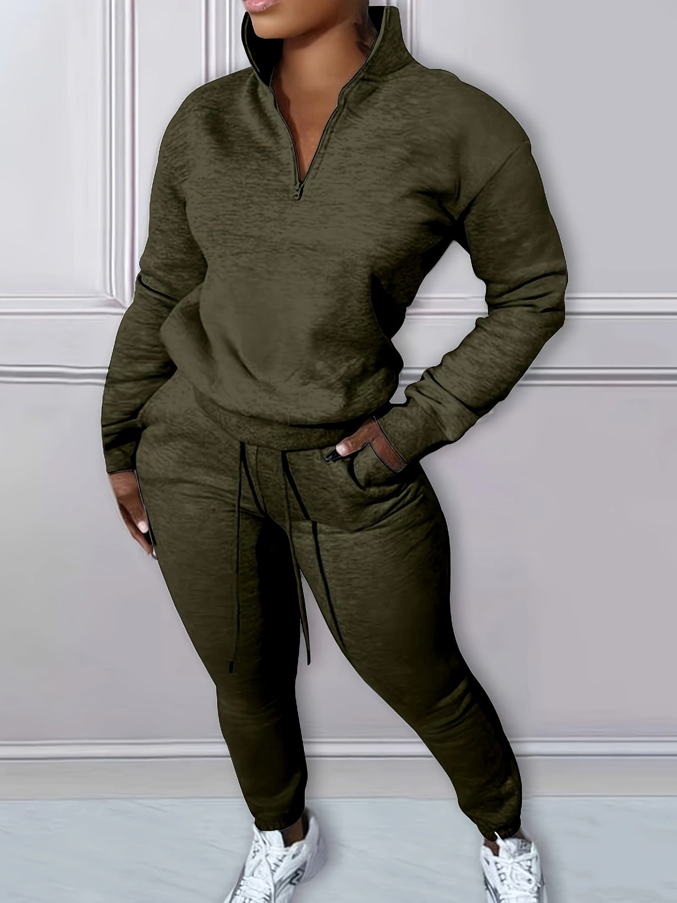 2 Piece Outfits For Women Casual Pullover Sweatsuits Tracksuits Joggers Pants Sets - Soft & Comfortable Fabric - Perfect for Loungewear, Sports & Casual Wear - Ideal Gift for Women