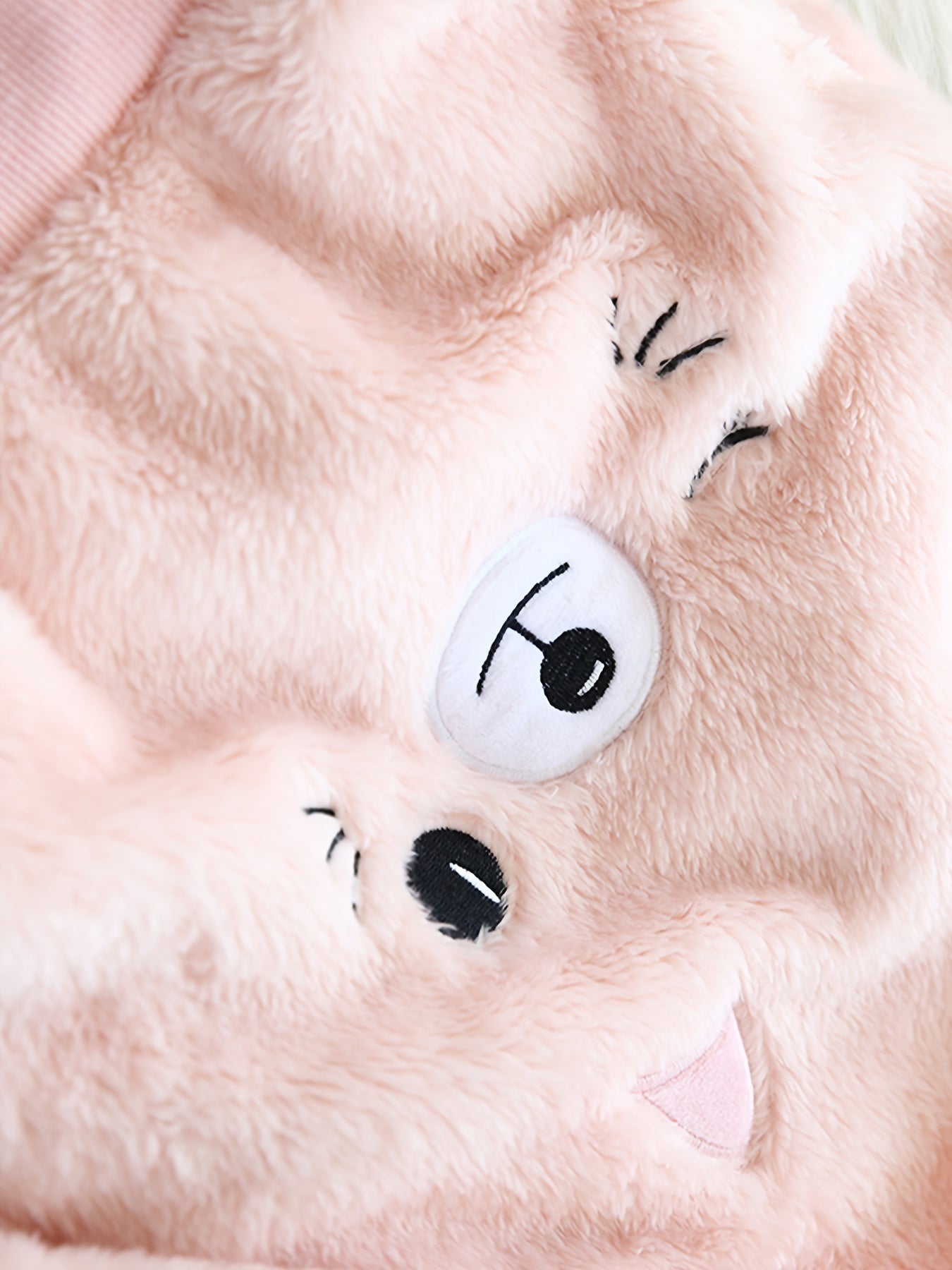 Girl's Cat Embroidered Outfit 2pcs, Fuzzy Fleece Sweatshirt & Jogger Pants Set, Soft Loungewear, Kid's Clothes For Spring Fall