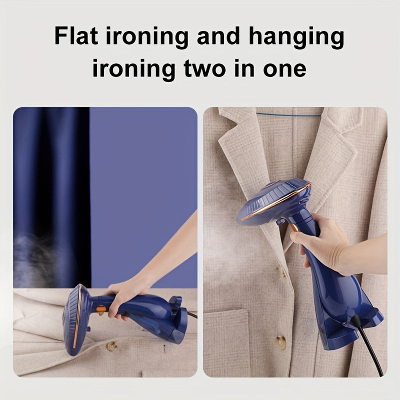 1pc 1500W Portable Folding Garment Steamer, Mini Fabric Steam Iron for Travel, Clothes Steamer, Back to School Supplies